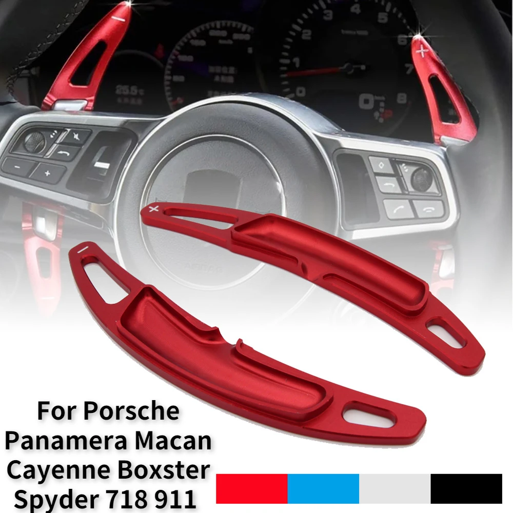 

Для Porsche Panamera Macan Cayenne Boxster Spyder 718 911 автомобильное алюминиевое колесо переключения передач весла удлинитель автомобильные аксессуары