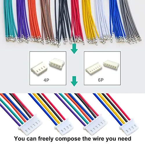 Комплект коннекторов кабеля MX2.54 2 54 мм MX 5264 Molex KK 254 5 шаг 2/3/4/5/6 штырьковый разъем с