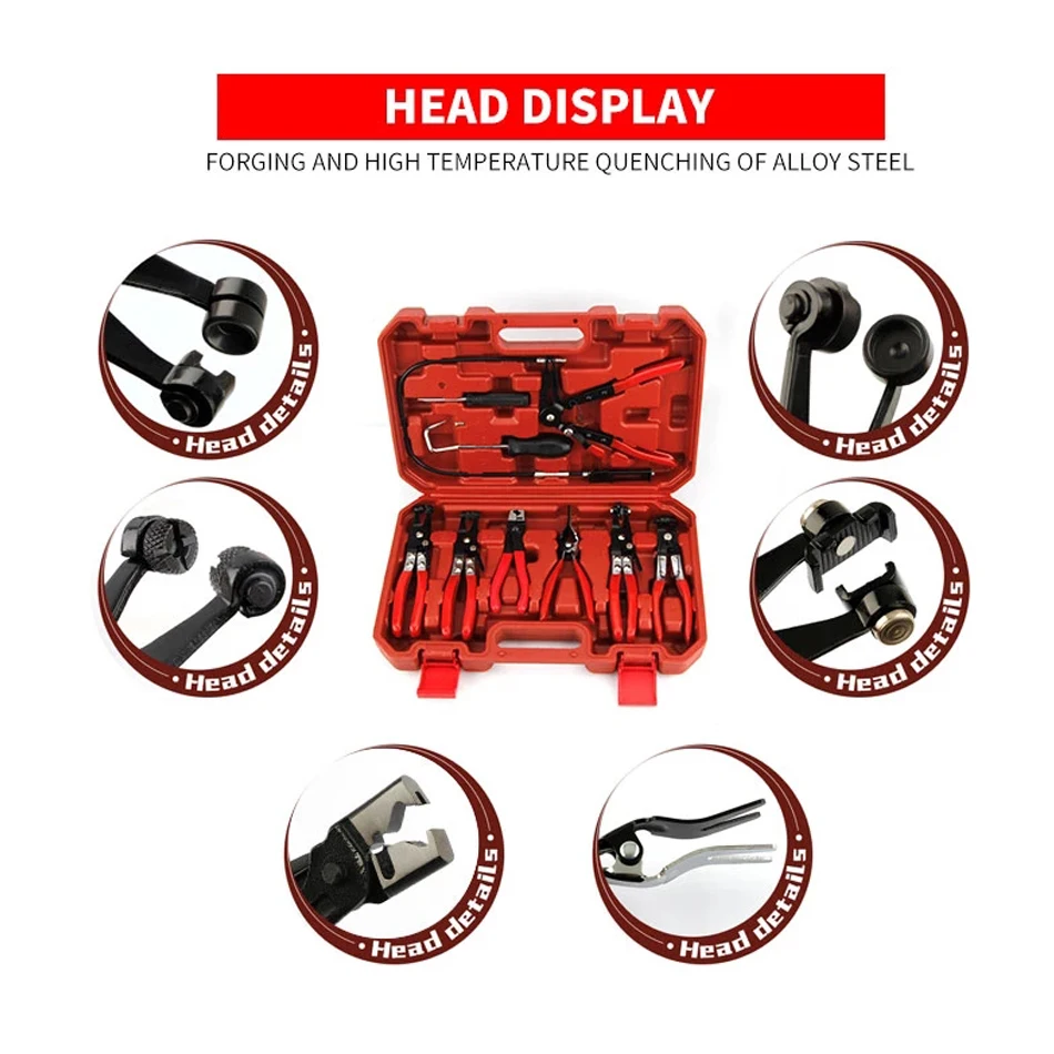 9 шт. набор щипцов для ремонта шлангов автомобиля