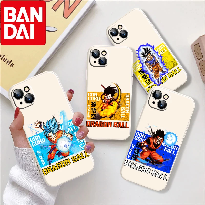 

Dragon Ball Phone Case for IPhone 11 12 Pro MAX 8 Plus XS XR XS Max 13 Pro 7 8 6S Son Goku Hot Cartoon Protective Case Carcasa