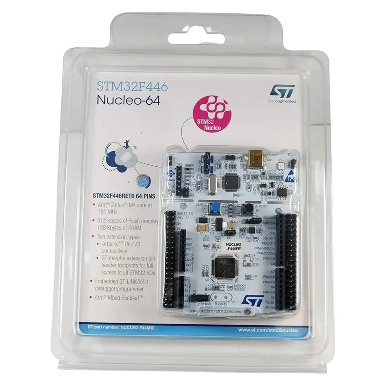 Фото Плата разработки STM32 NUCLEO-F446RE, оценочная плата Nucleo Dev EVA для микроконтроллера STM32F446RE №3