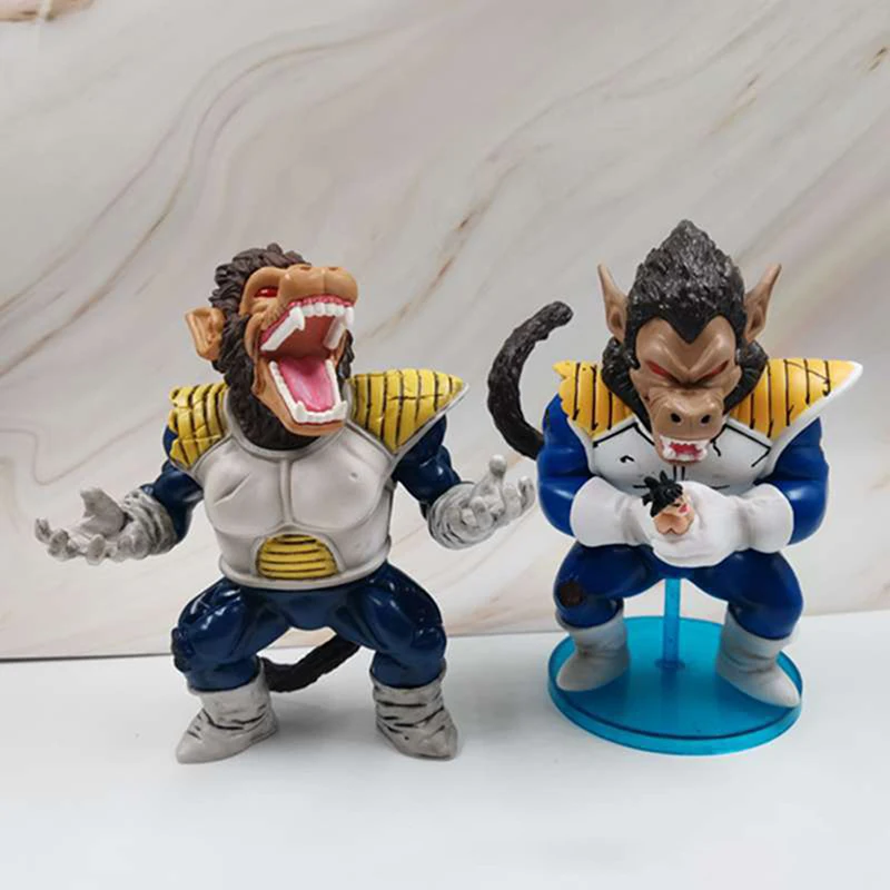 

15cm Anime Dragon Ball Z Figure Vegeta Gorillas Fighting Son Goku Super Saiyan Figurine PVC Collectible Model Doll Toy Gift
