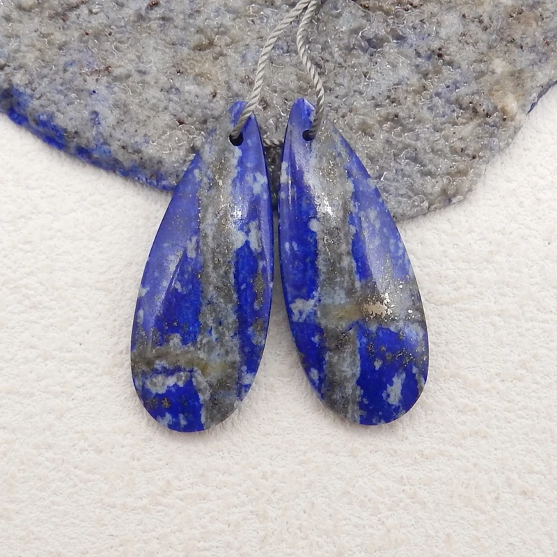 Серьги-капли из натурального камня для женщин массивные серьги ручной работы