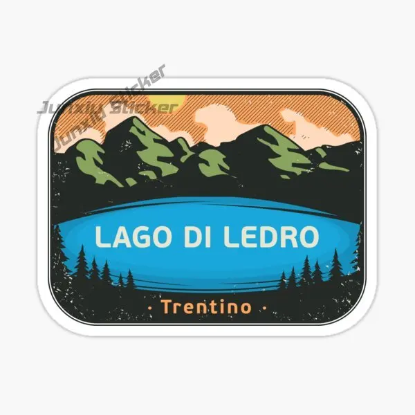 Фото ИТАЛИЯ LAGO DI GARDA всемирно известные строительные автомобильные наклейки Эстетическая дорожная достопримечательность Граффити Телефон Чемодан Чемодан Гитара Наклейка №3