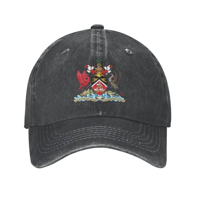 

Модная хлопковая бейсболка унисекс в стиле герба Тринидада и Тобаго, регулируемая шапка для взрослых, для мужчин и женщин, для спорта
