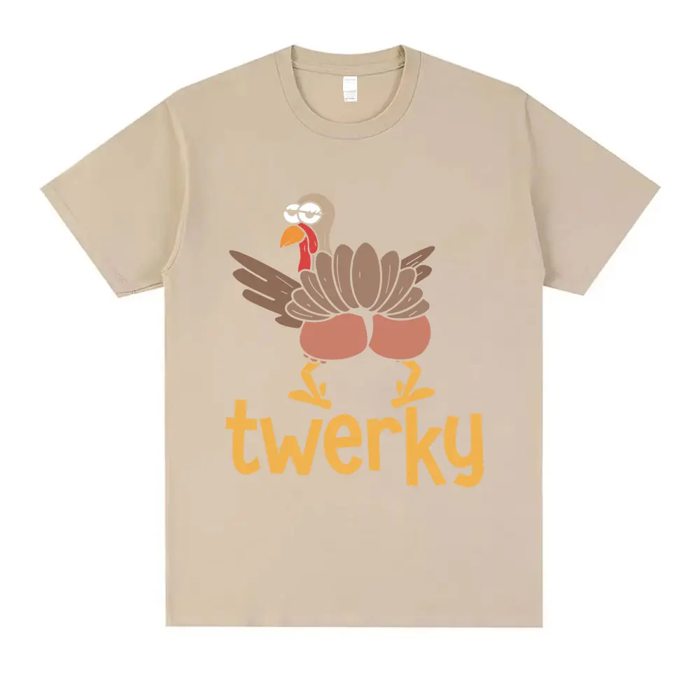 Футболка Twerky в стиле кэжуал для мужчин и женщин 100% хлопок