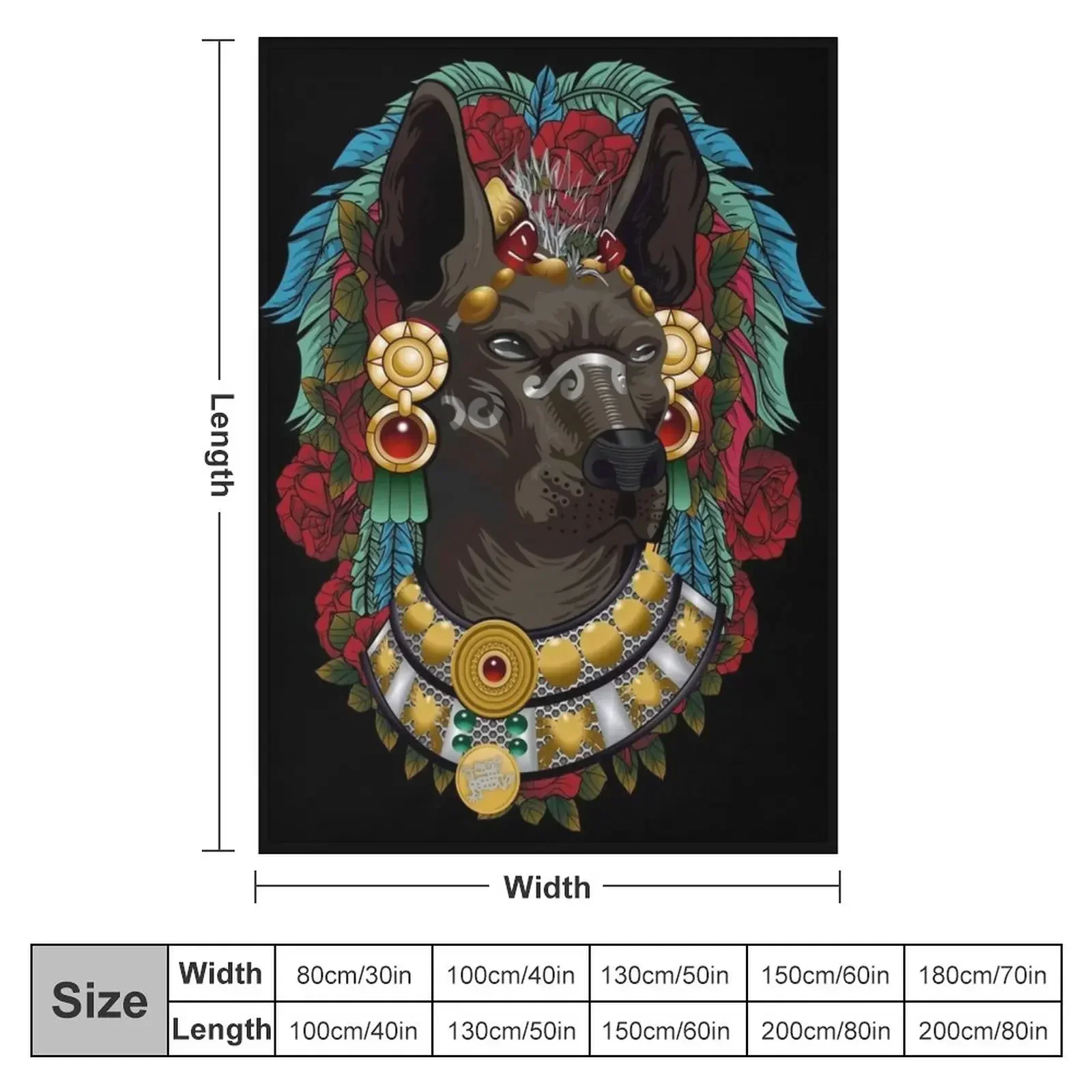 Xoloitzcuintle плед на диван мягкие большие летние туристические одеяла