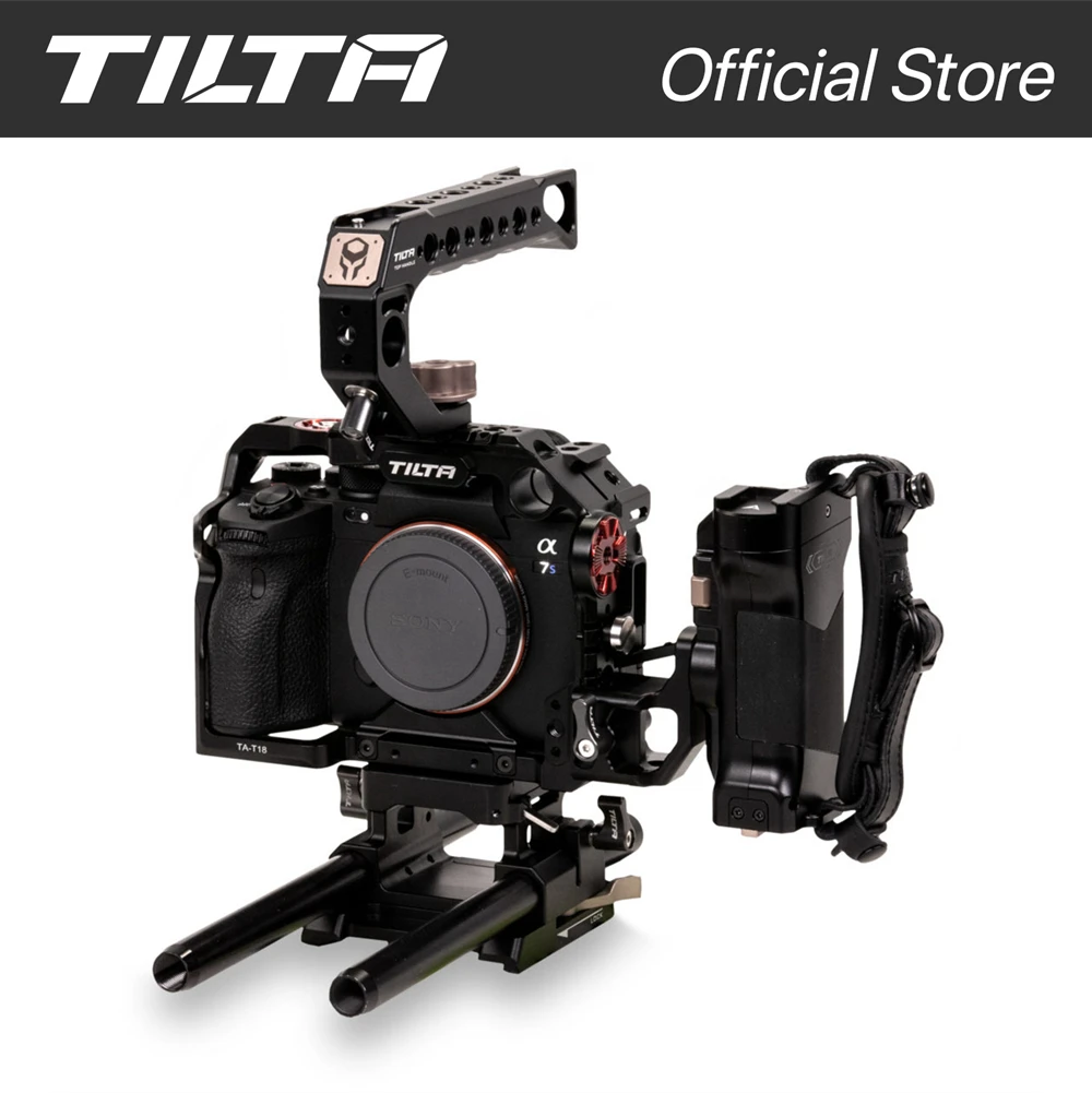 

Клетка для камеры TILTA Sony A7SIII A7S3 Полная Клетка/полуклетка защитный чехол Боковая ручка легкая черная клетка для SONY A7S3