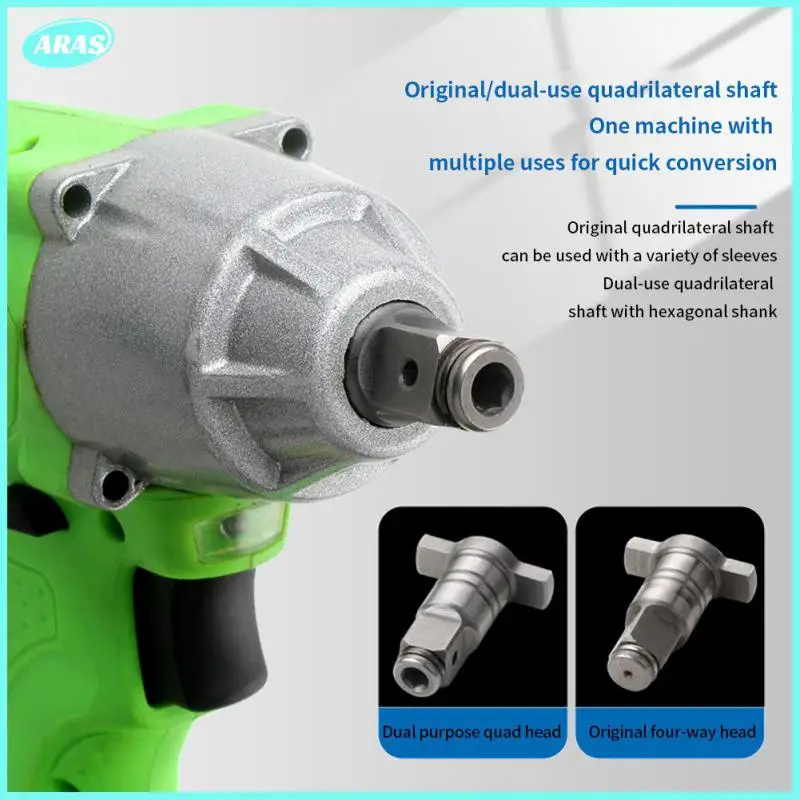 

Electric Brushless Impact Wrench Electric Wrench Adapter Power Tool Accessory Single/dual Use Cordless T-shaped Creative