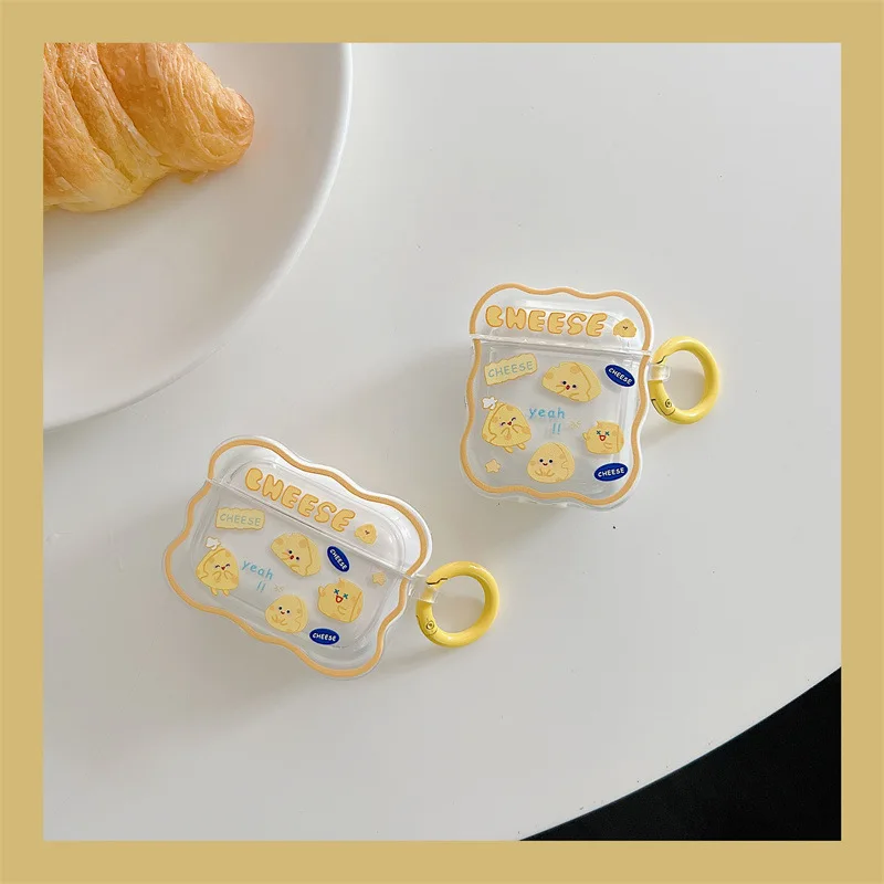 

Чехол для наушников Cheese and cheese для Apple AirPods 1 2 pro, чехол для Bluetooth 3-го поколения, силиконовый мягкий чехол, защитный чехол