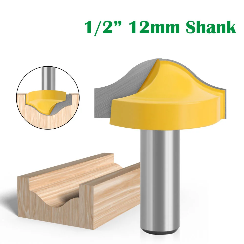 

1PC 12MM 1/2 inch Shank Schaft 1-5/8" Ogee Nut Milling Cutter Carving Router Bits for Wood Tool Woodworking Milling Cutter