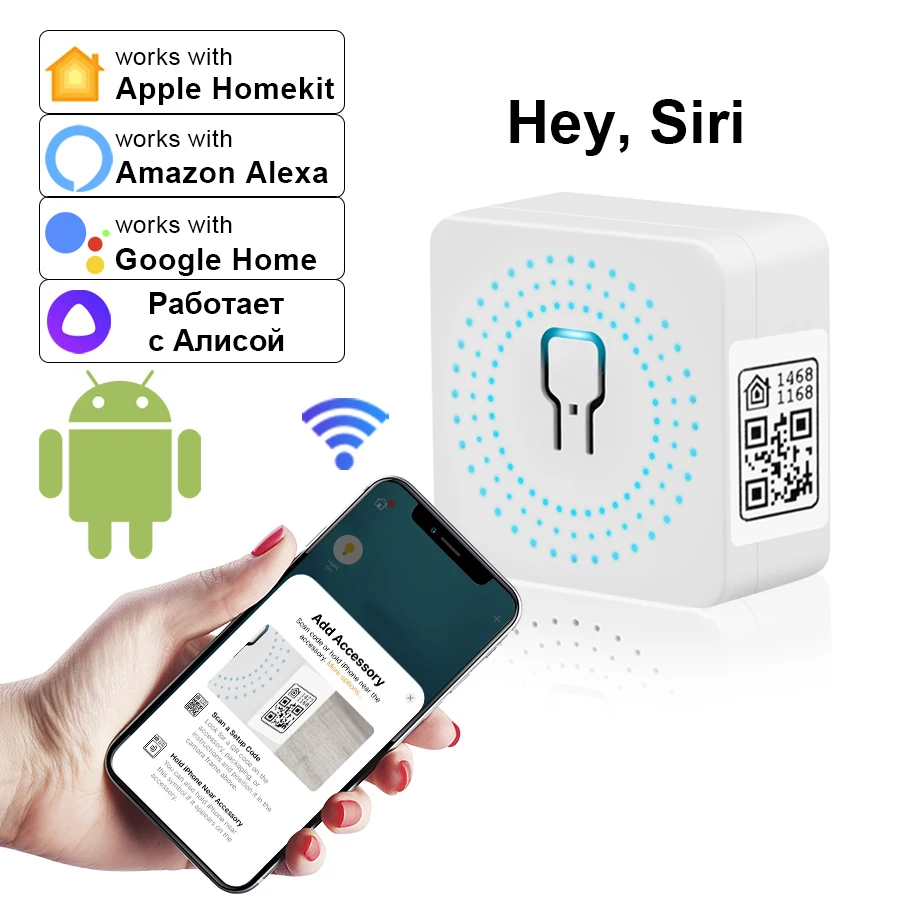 Homekit Smart Switch Wifi Module Alexa Alice Google Assistant DIY Interruptor Smart Home For IOS Android Wireless Light Switch