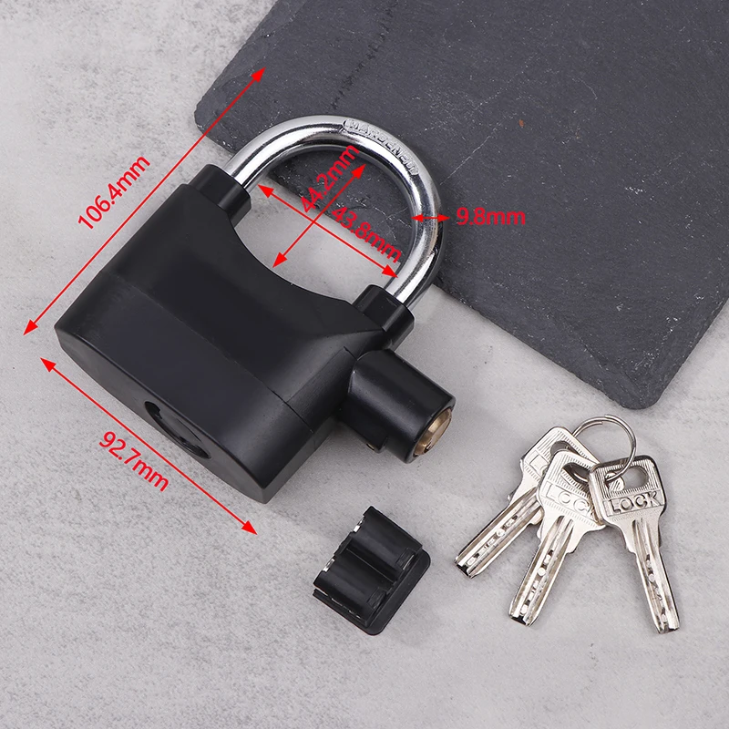 

Встроенный датчик движения из легированной стали, 110 дБ, сирена, сигнальный замок, универсальный противоугонный замок для велосипеда, мото