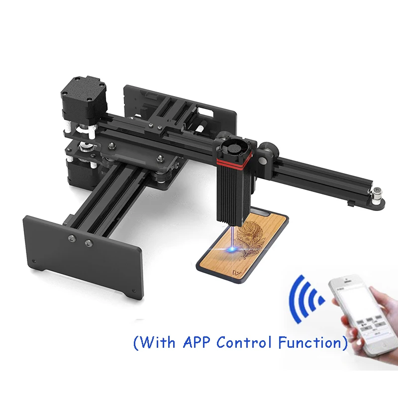 

DIY Desktop CNC Laser Engraver Machine Steel Plates Laser Engraving Wood Carving Leather Crafts Marking Laser Cutter 17x17cm