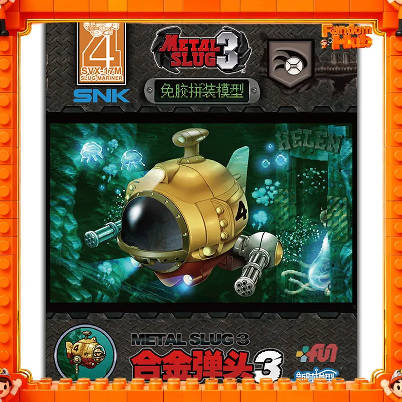 Фото НОВИНКА! Металлическая сборная модель Metal Slug 3 SV-H03 SVX-22UG SCX-17, фигурка, игрушка, подарок для фанатов №2