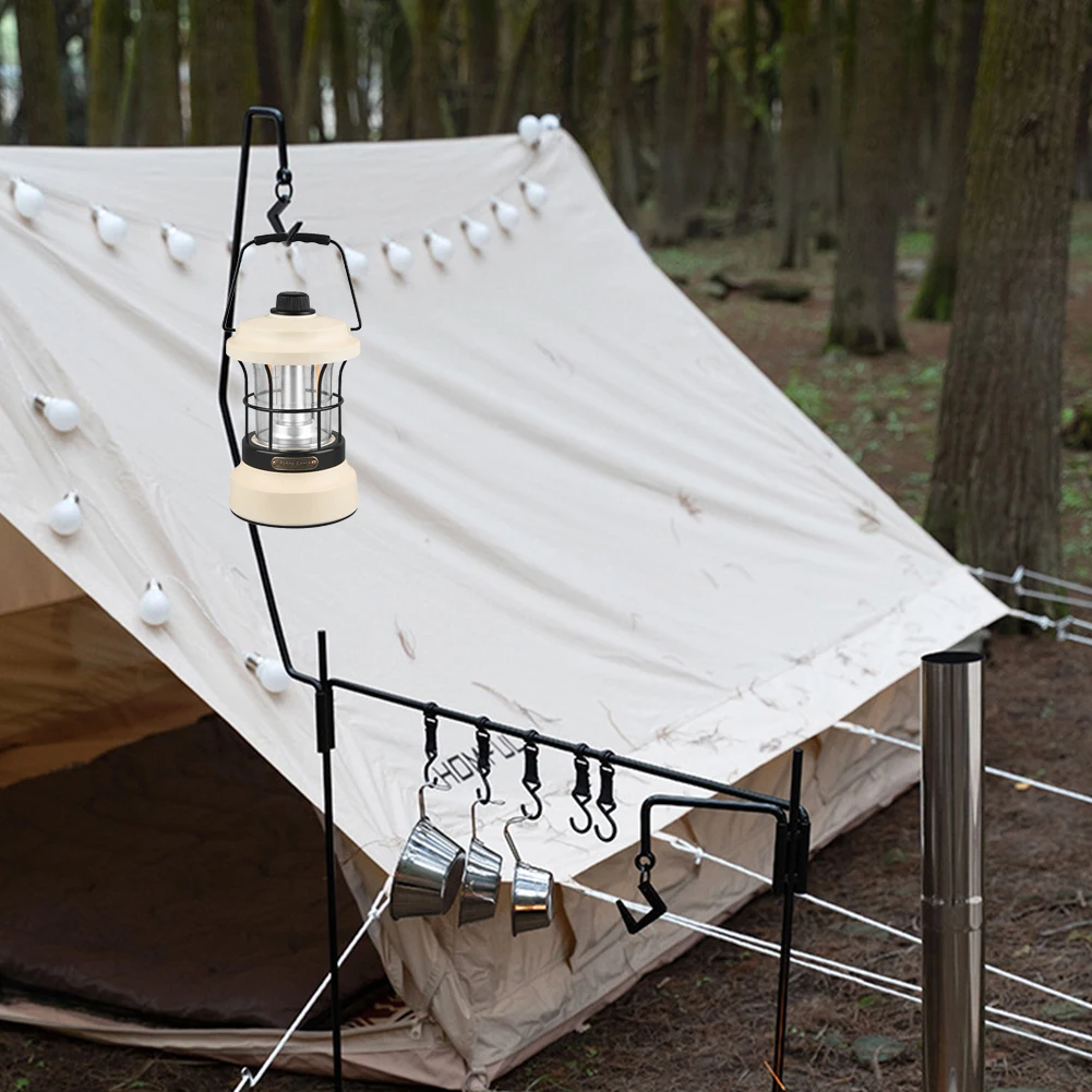 

Светильник с крючком, водонепроницаемый фонарь с регулировкой яркости, для кемпинга, палатки, сада, Уличное оборудование