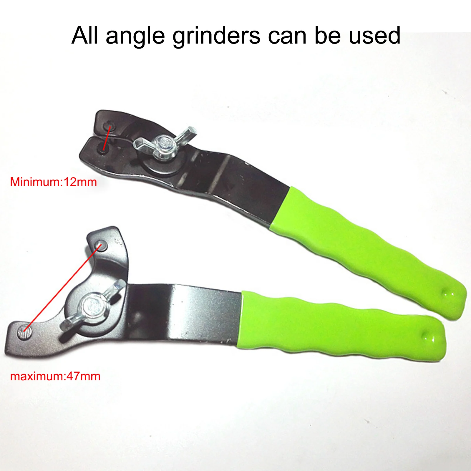 

New 1 PCS 12-47mm Adjustable Angle Grinder Key Pin Spanner Plastic Handle Pin Wrench Spanner Home Wrenches Repair Tool