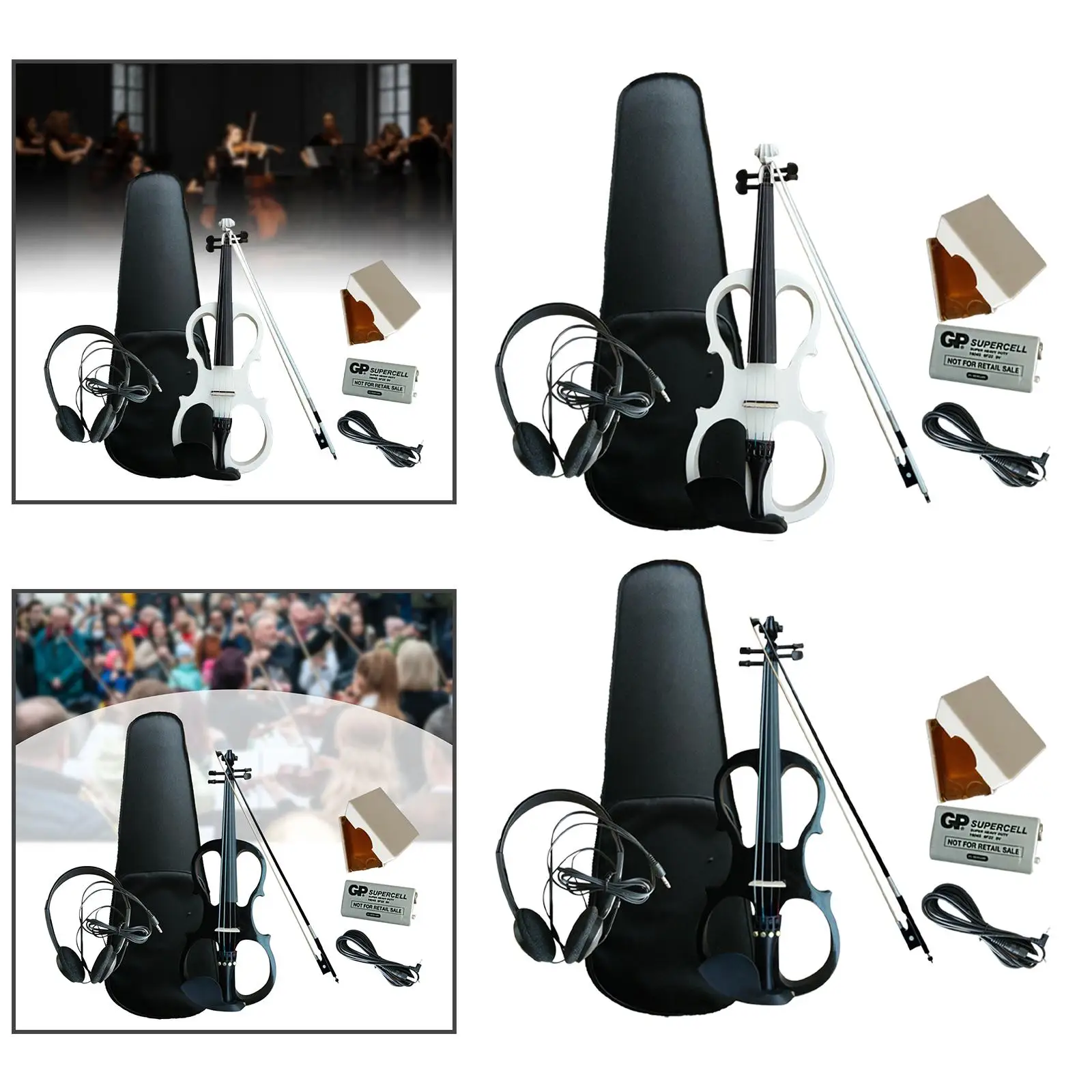 

Электрическая скрипка 4/4, скрипка с фитингом, музыкальные инструменты, наушники, бесшумная электрическая скрипка, электронная скрипка для взрослых
