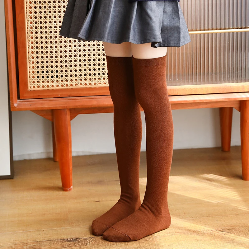 Гольфы теплые из мягкого хлопка на осень/зиму