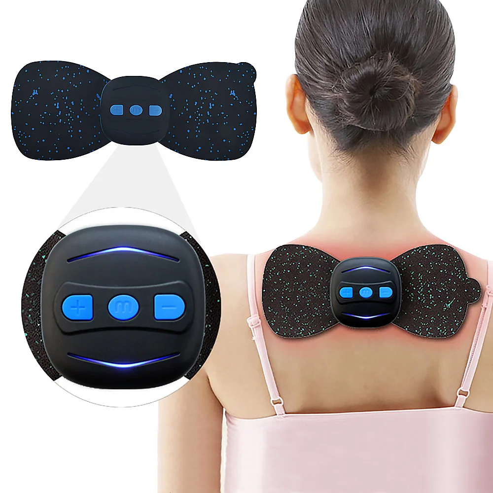 

Electric Neck Massager Mini Body Massage Device Cervical Massager Massagem Relax Rechargeable Physiotherapy Masajeador