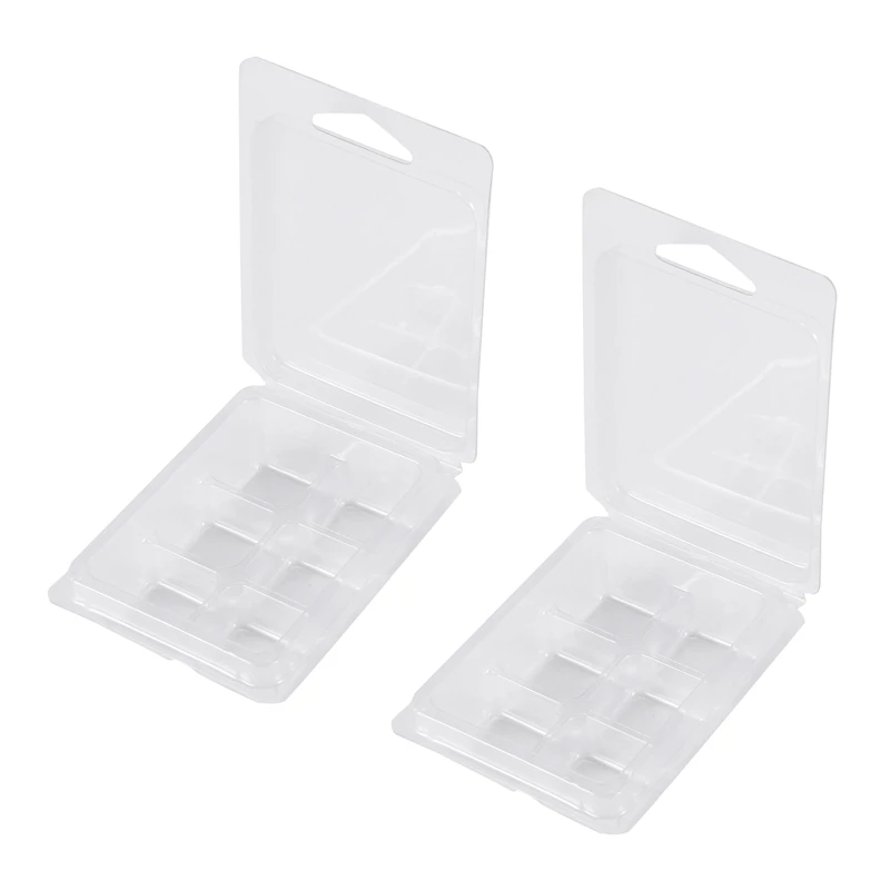 

Акция! 200 упаковок квадратные формы для расплава воска, 6 пустотелых прозрачных пластиковых кубических лотков для изготовления свечей и мыла