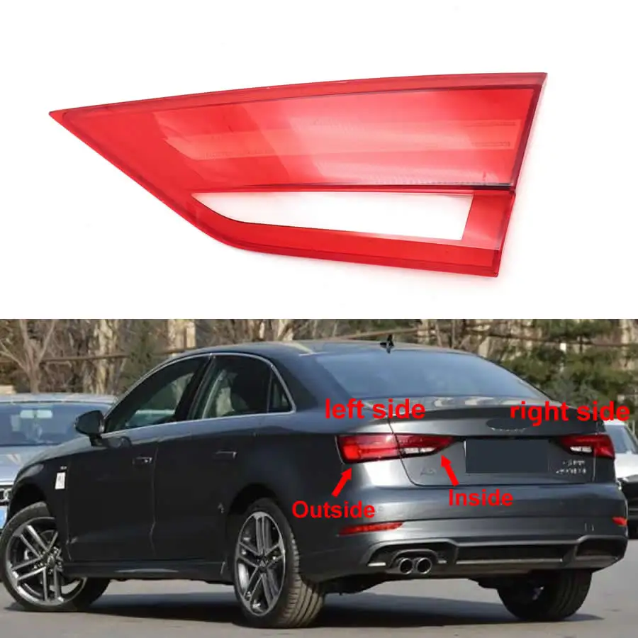 

Задняя крышка заднего фонаря для Audi A3 Limousine 2017-2020 седан, задний фонарь, задний фонарь, маска стоп-сигнала, автозапчасти
