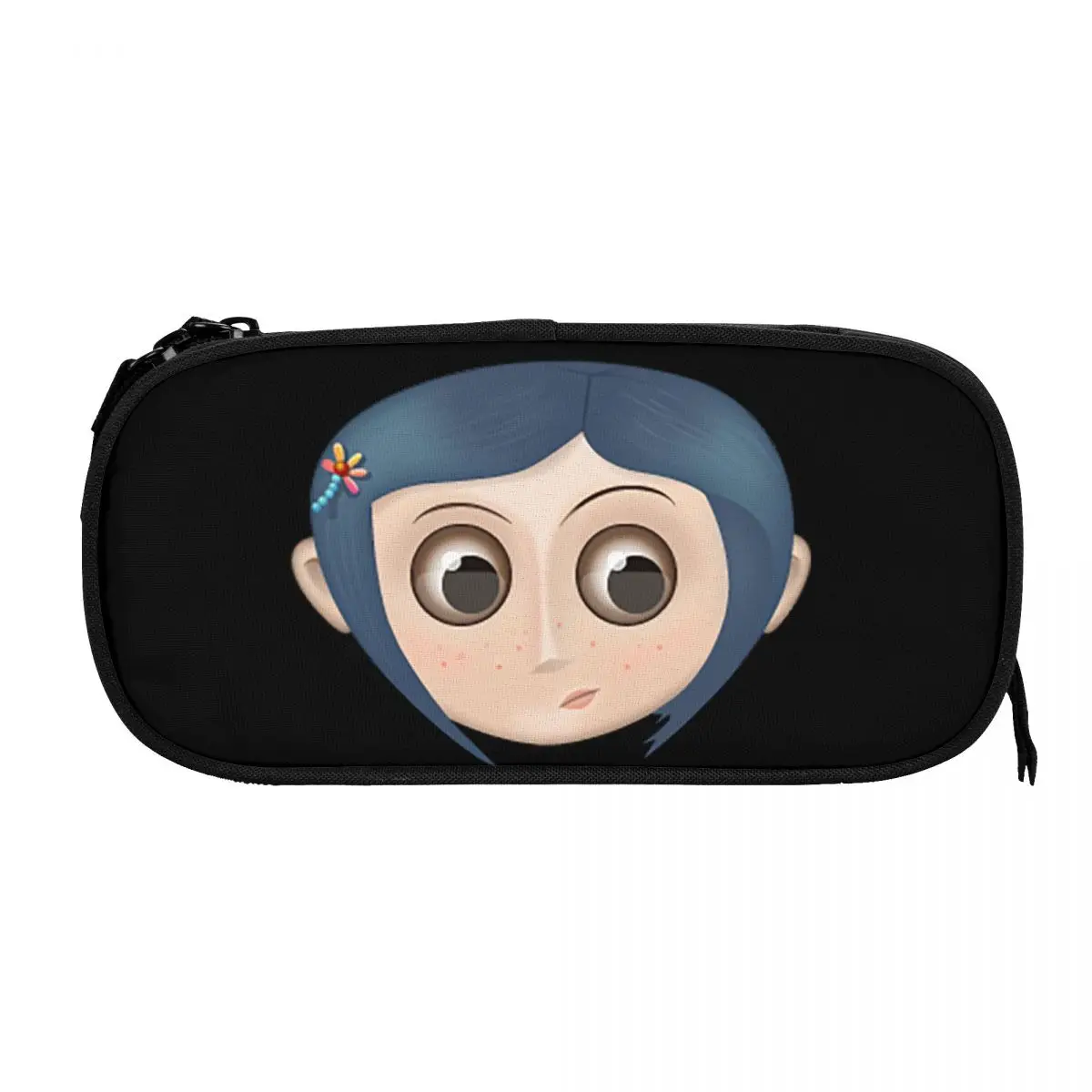Student School Anime Zipper Pen Bag Child Stationery Bag Pencase Gift