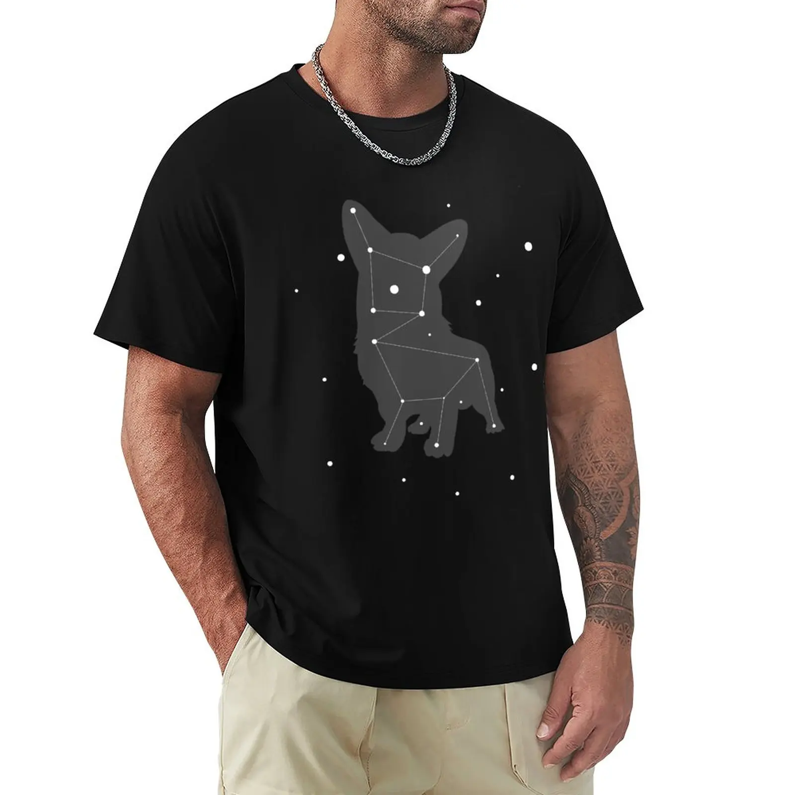 

Corgi Constellation T-Shirt Funny T Shirt Custom T Shirt T-shirt For A Boy Men Clothing