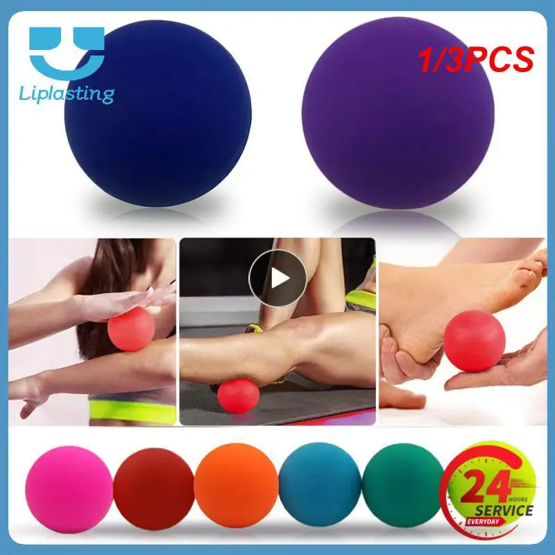 

1/3PCS Fitness Silicone Massage Therapy Grip Ball Egg 53mm 58mm Hand Finger Exerciser Muscle Recovery Gripper Pain Relief Fascia
