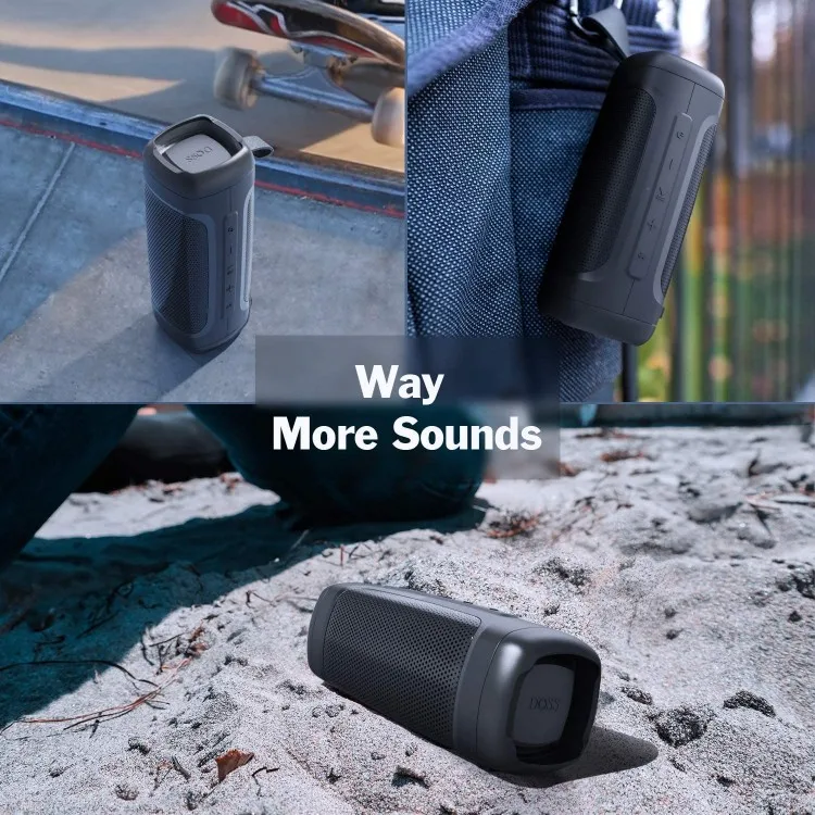 DOSS динамик Bluetooth водонепроницаемый 2022 Горячая продажа 24 Вт Высокая мощность 2200 мАч батарея parlantes Bluetooth портативный динамик. (art.: 3920bf5036664) - 3920bf5036664
