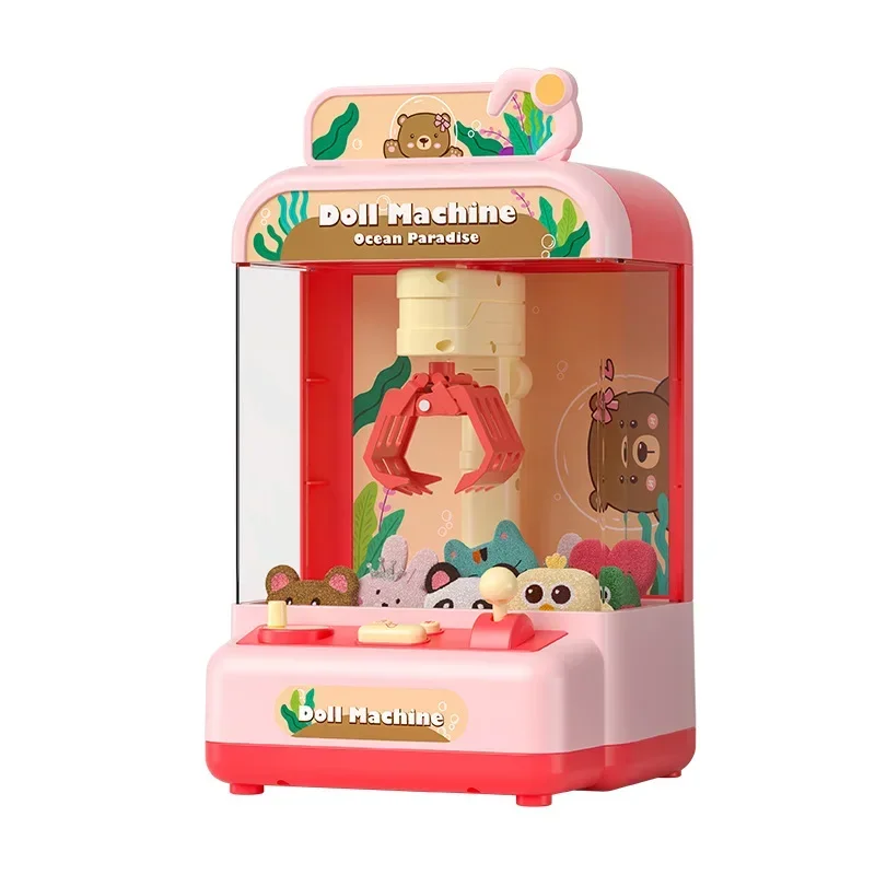 Игрушки коготь аркадный кран маленький бытовой игровой автомат с