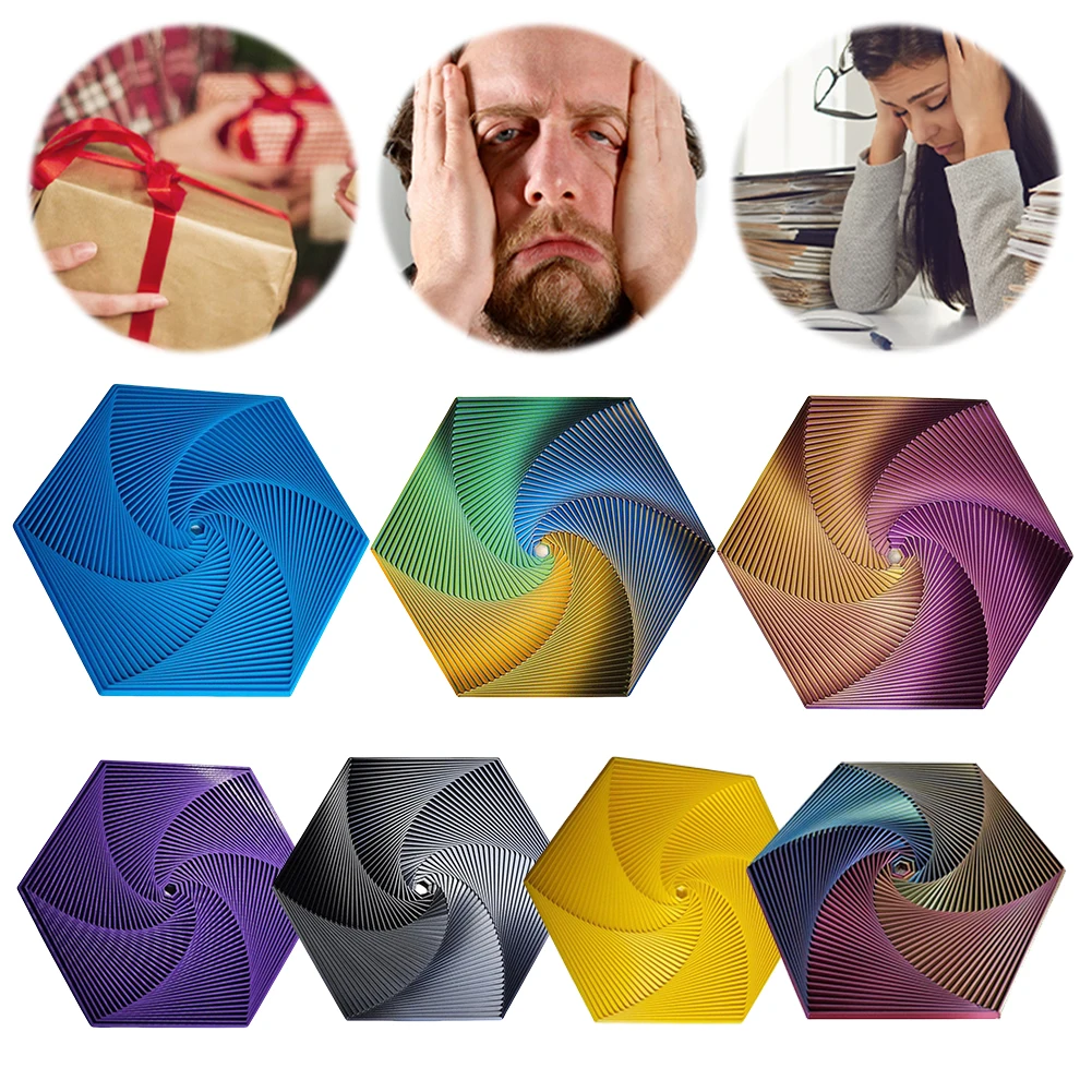 Фрагментированная шестиугольная настольная игра с 3D-печатью сенсорная игрушка