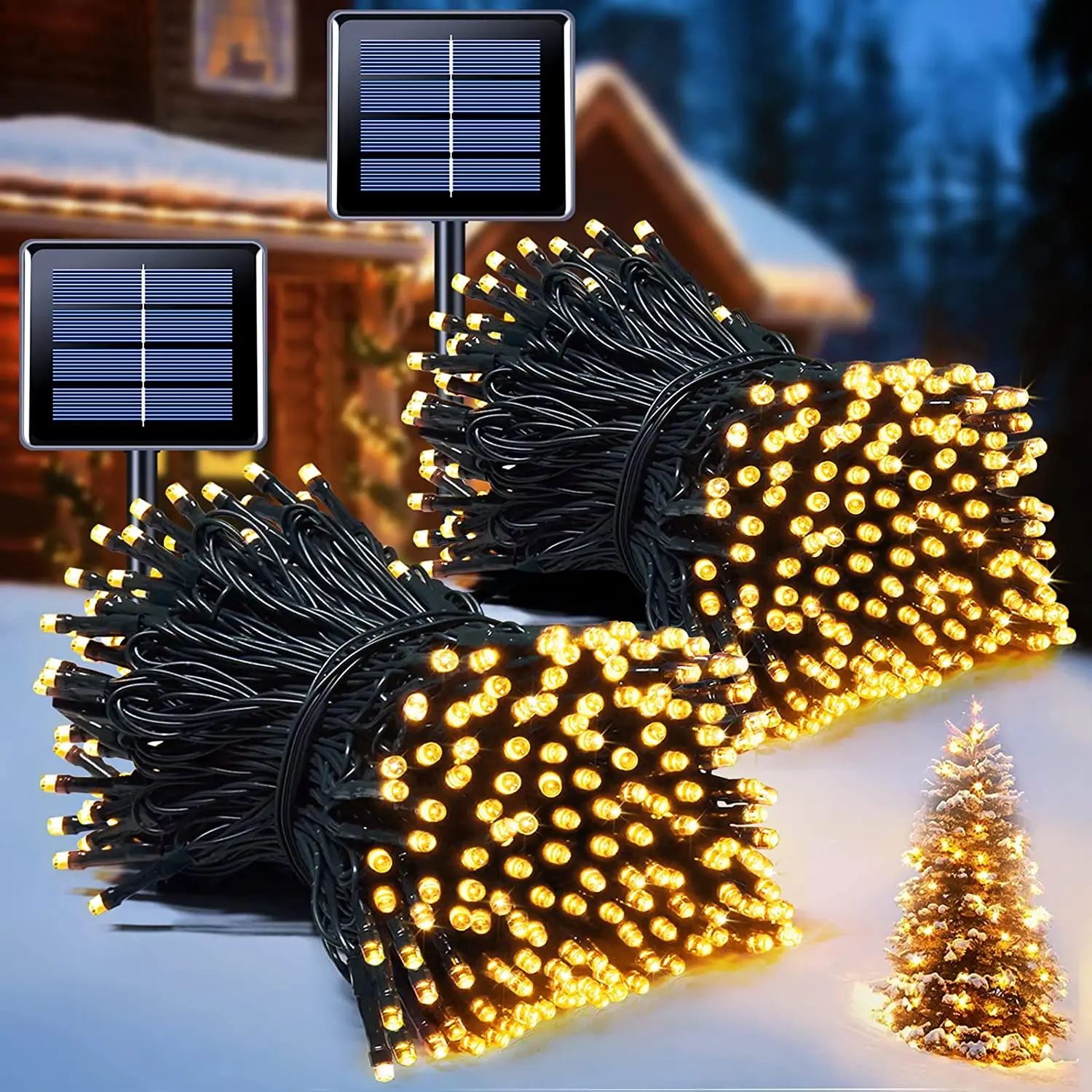 

LED Solar String Light Outdoor Waterproof Solar Powered Lamp for Holiday Christmas Party Fairy Festoon Garden Garland Decoration