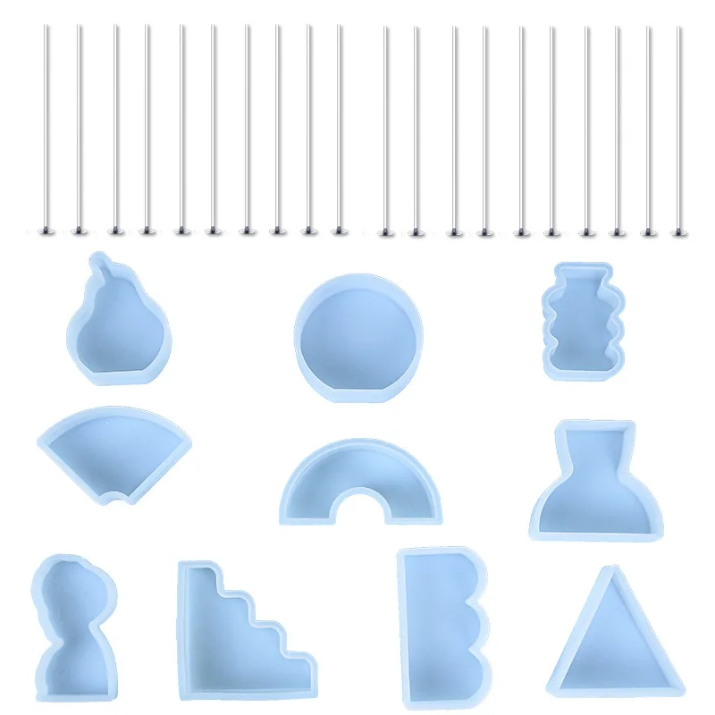 

diy Geometric Shape Candle Aromatherapy silicone mold making kit Creative soy wax INS home furnishings