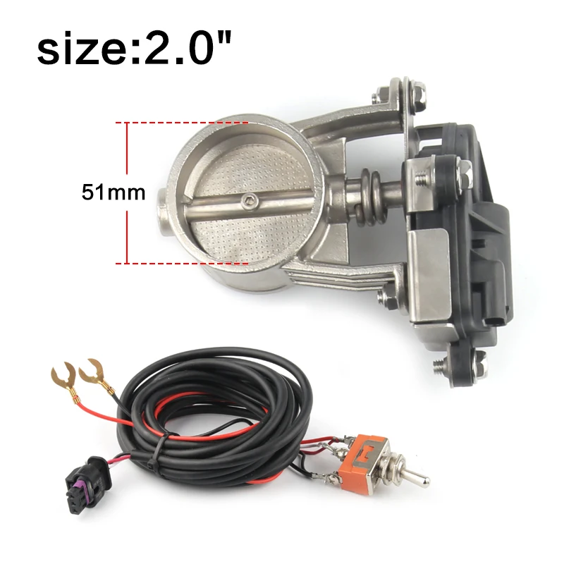 

Электрический Регулируемый Выпускной Клапан Глушителя Низкого Давления Для Выхлопной Трубы 2 Дюйма/2,25 Дюйма/2,5 Дюйма/2