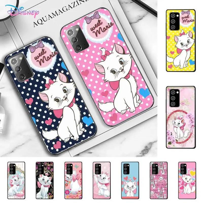 

Disney Marie Cat Phone Case for Samsung Note 5 7 8 9 10 20 pro plus lite ultra A21 12 02