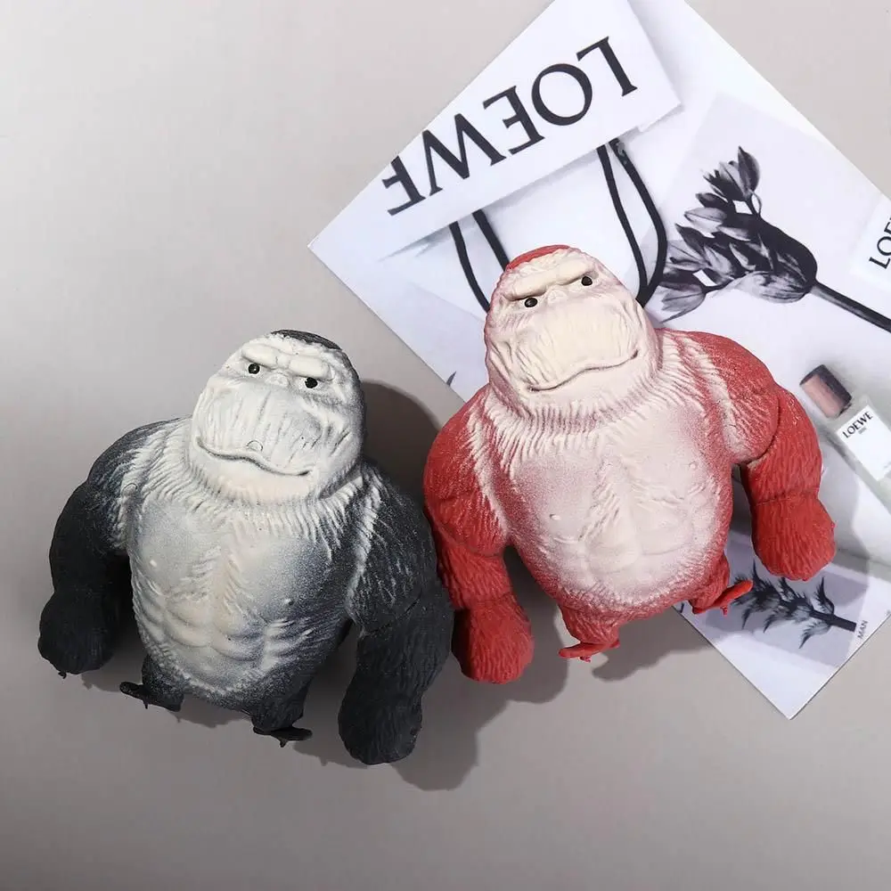 

Креативные забавные гигантские Gorilla мягкие резиновые игрушки очень странные дела эластичная игрушка обезьяна