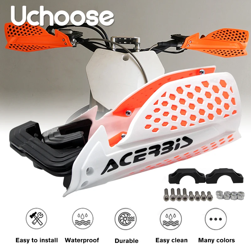 

22mm Hand Guards Protection For Motorcycle Dirt Pit Bike ATV More Colors Motocross Handbar Handguard Protector