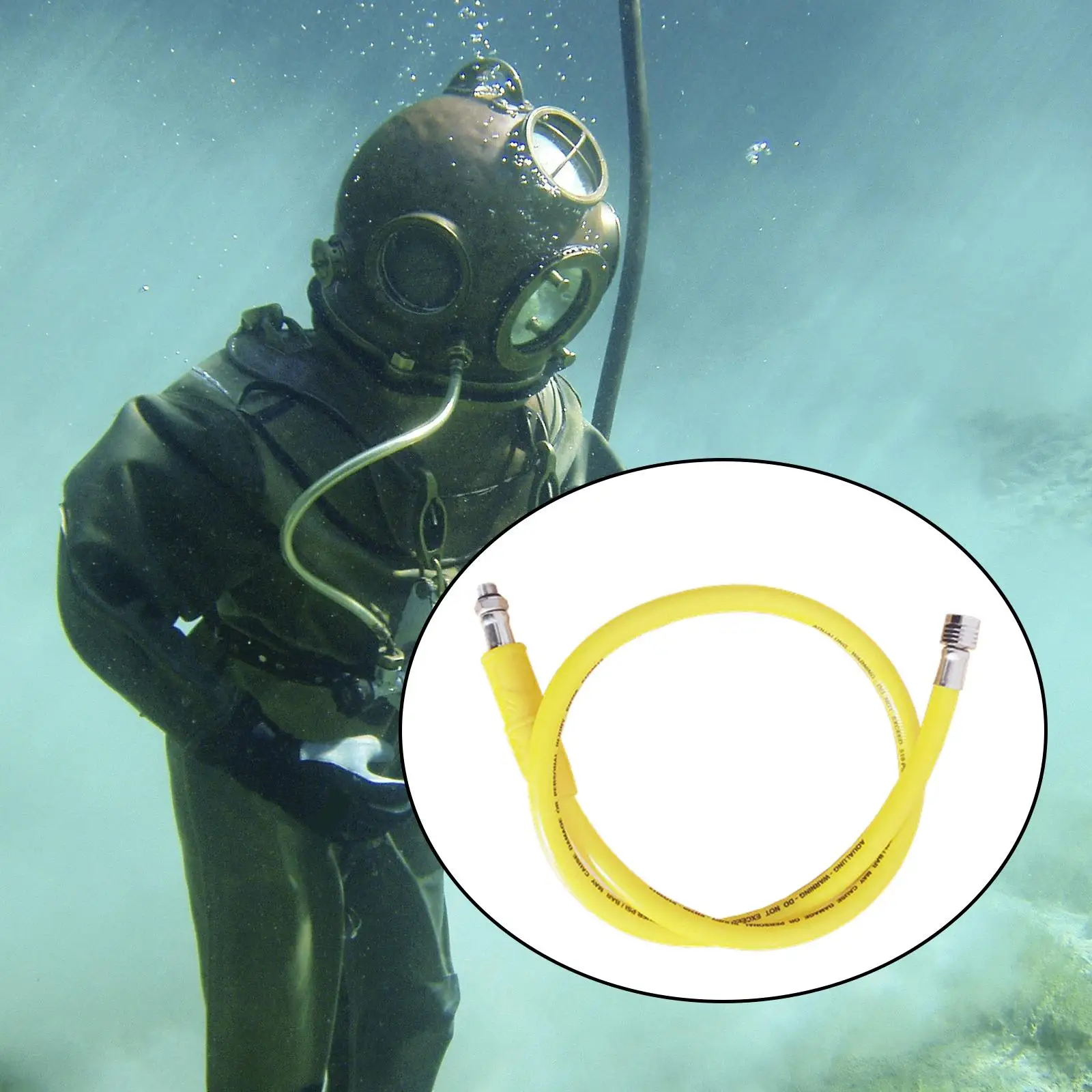 

Medium Pressure Hose Snorkel Durable Lightweight Scuba Diving Regulator for Underwater Farming Diving Equipment Scuba Diving