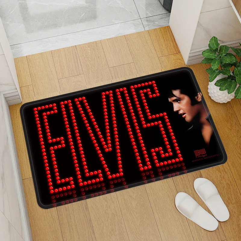 

Non-slip Kitchen Mat Elvis Prayer Rugs Carpets Doormat Entrance Door Cute Rug Living Room Carpet Home Bath Foot Bathroom Floor