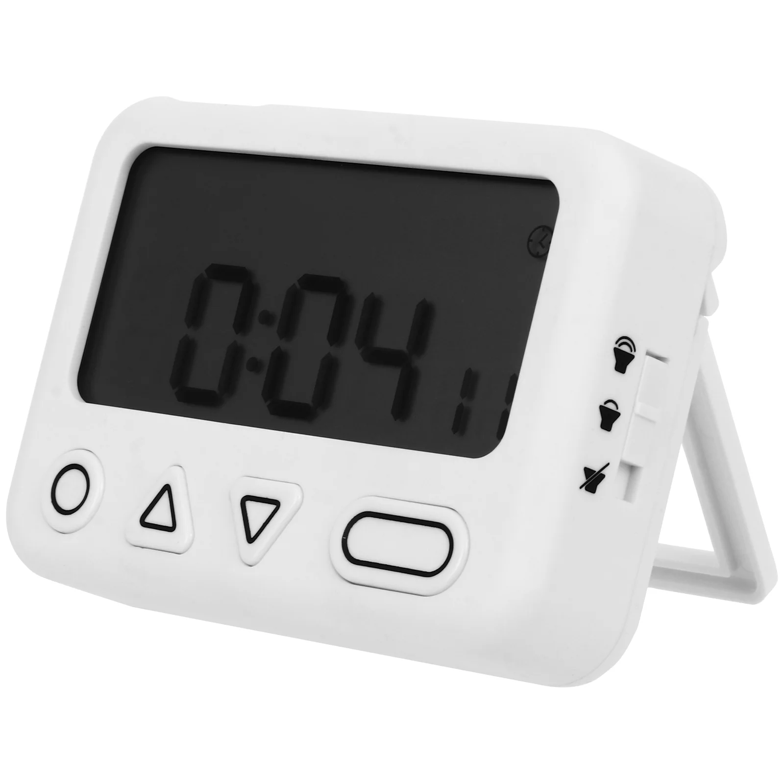 

1pc Portable Digital Timer Alarm Clock Cooking Baking Timer for Home (White)