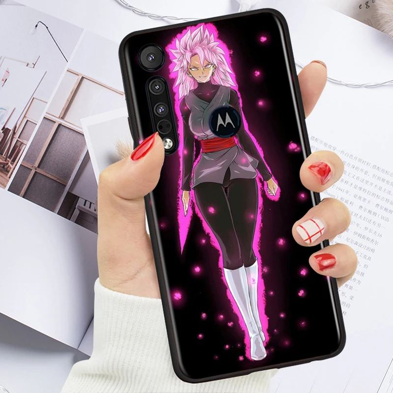 dragon ball black goku for motorola moto g g60 g60s g50 g40 g9 g10 e7i e6s power edge 20 e20 2021 x3 s pro black phone case free global shipping