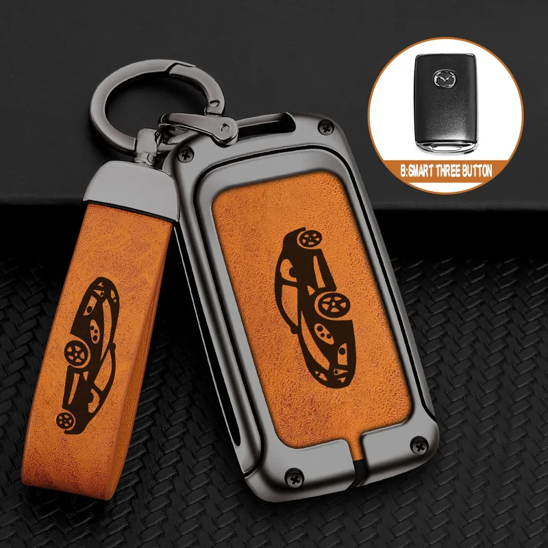 

Car Intelligent Remote Control Key Cover Case Shell For Mazda 3 Alexa CX-30 CX30 CX5 CX 5 CX-5 CX8 CX9 CX4 2019 2020 Accessories