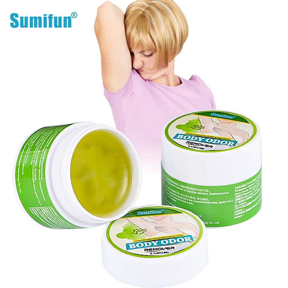 

1/3/5Pcs Sumifun Removal Cream Herbs Menthol Armpit Underarm Smell Remover Refreshing Deodorant Ointment Summer Health Care
