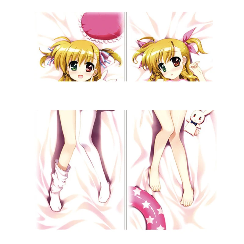 

MMF Волшебная девочка Lyrical Nanoha Детонация Nanoha Takamachi & Fate Testarossa & Arf наволочка Dakimakura наволочка