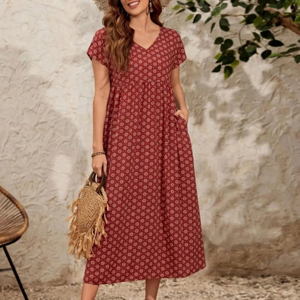 

Женское пляжное платье с V-образным вырезом, женское Макси-Платье, женское пляжное платье-пуловер