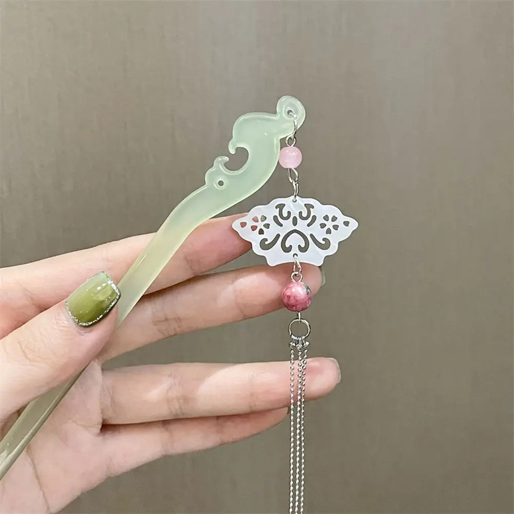 

Fairy Retro Elegant Tassel French Exquisite Women Hair Stick Chinese Style Hair Fork Ancient Hair Stick Headdress