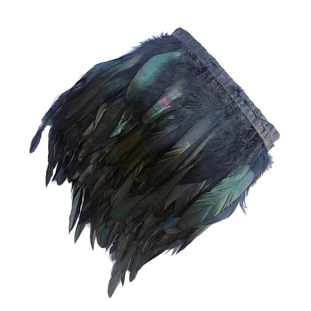 

Fringe Trim Rooster Craft Diy Tail Hackle Materialcraftsbulk Sewing Fascinator White Natural Cloth