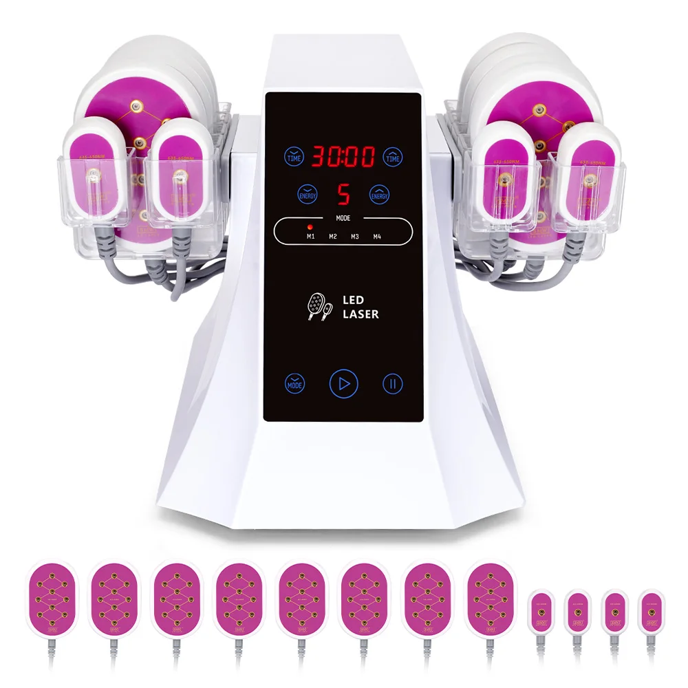 Портативная 12 липо-лазерных аппарат для похудения 5 МВт липо-машина скульптура