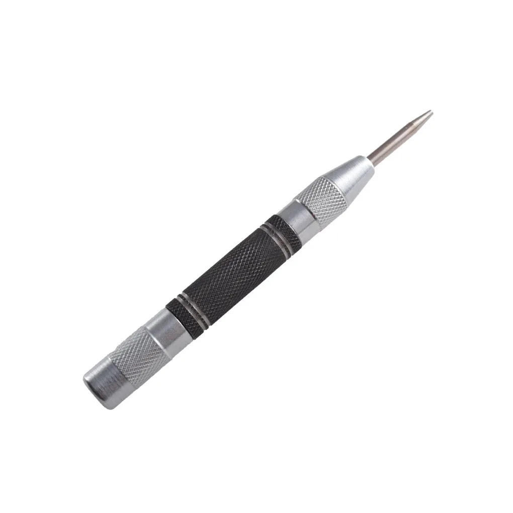 

Automatic Center Pin Punch Positioning Locating Marking Drill Spring Loaded Window Breaker Woodworking Marker Carpenter Tool